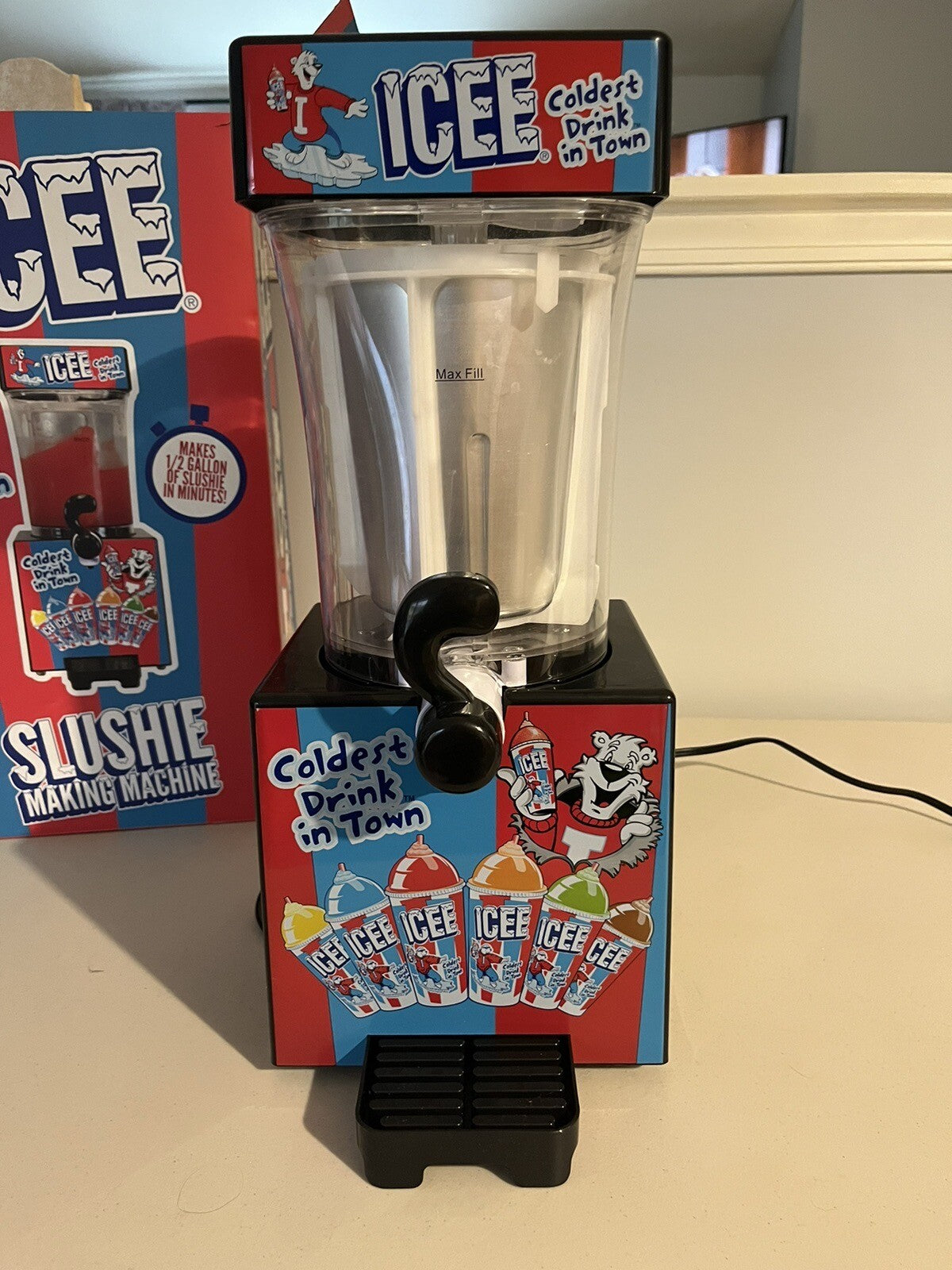 Iscream ICEE Brand Counter-Top Sized ICEE at Home Slushie Maker