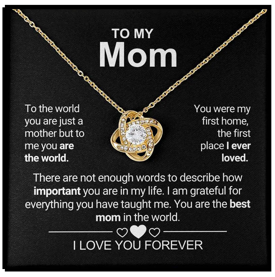 Forever Rose - Necklace & Message Gift Set