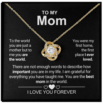 Forever Rose - Necklace & Message Gift Set