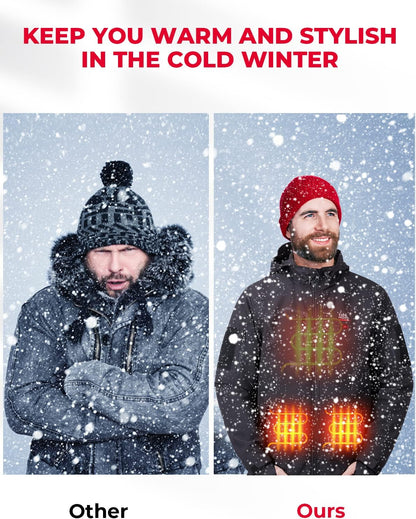 Heated Vest for Women with Battery Pack Included, Battery Women'S Heated Vest, L, Black