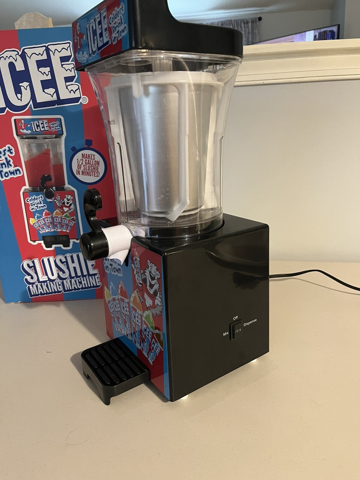Iscream ICEE Brand Counter-Top Sized ICEE at Home Slushie Maker