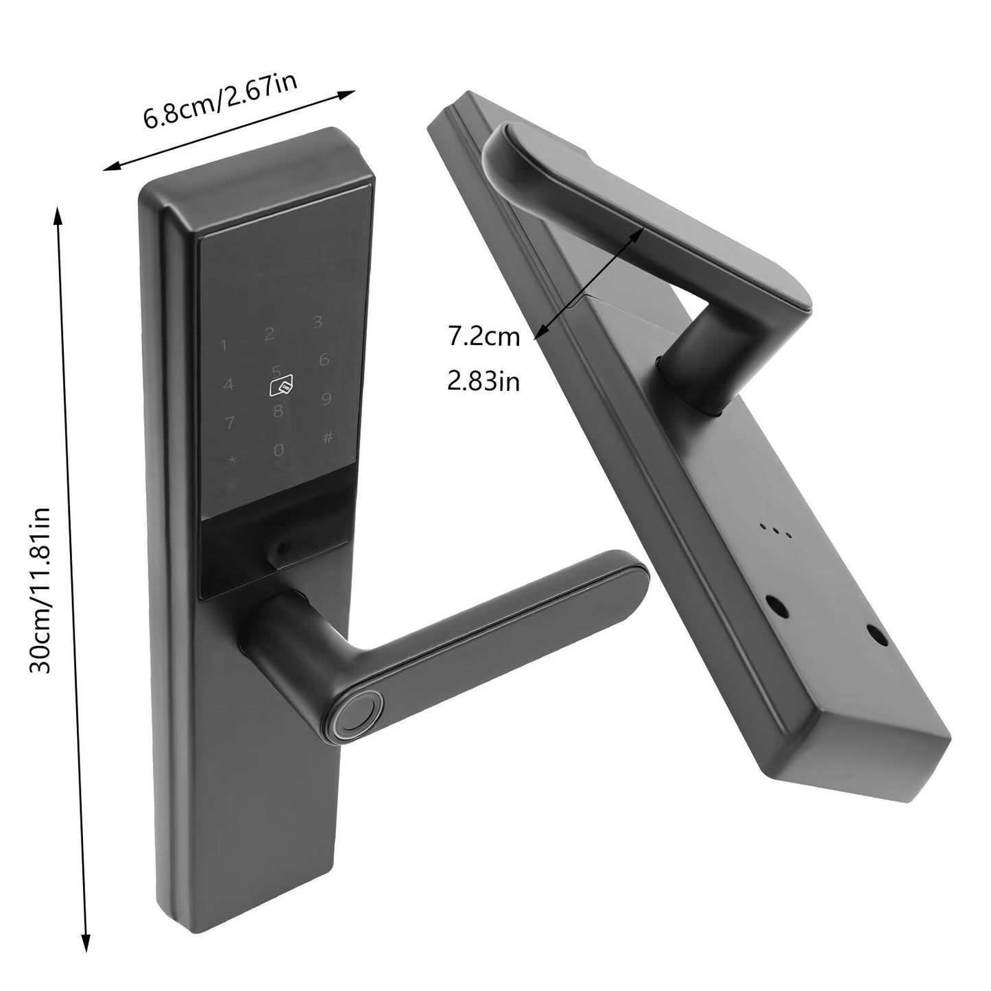 Smart Door Lock Fingerprint Password Entrance Digital Keypad Door Lock for Home Room Keyless Door Lock